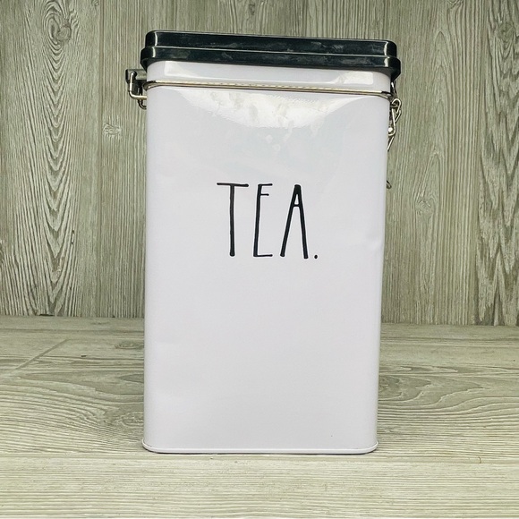 Rae Dunn Tin Recipe Box w/ 24 Cards sealable flour & tea decorative containers - Picture 3 of 16